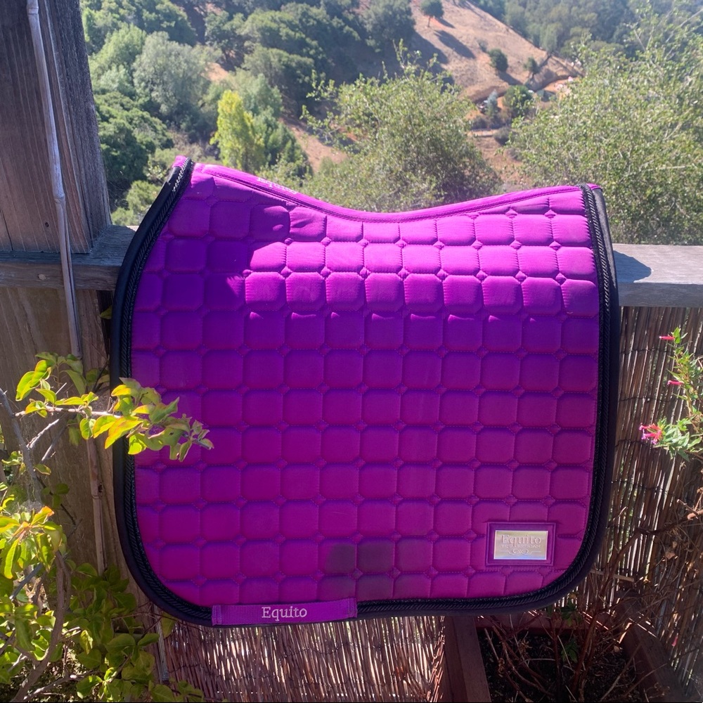 Equito dressage viola saddle pad - large